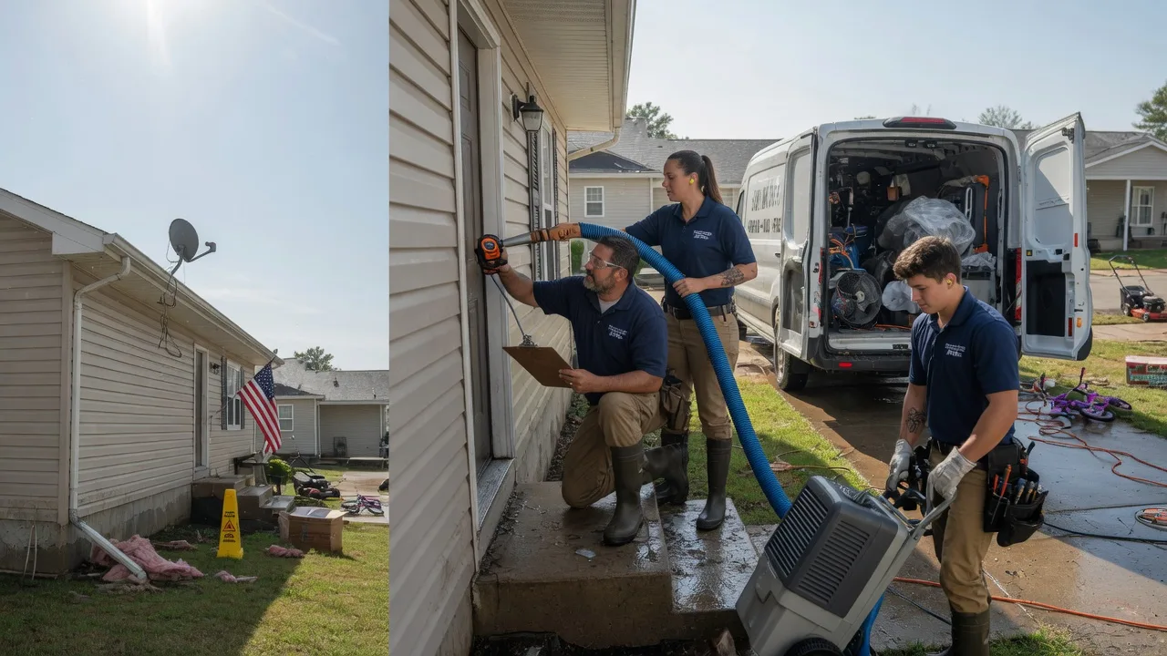 Ceiling Water Damage Restoration in Crary, ND near me